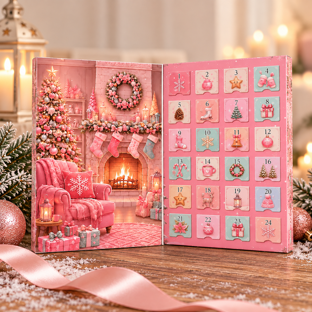 Pink Christmas Advent Calendar