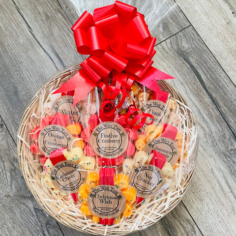 Large Festive Basket of Swirls