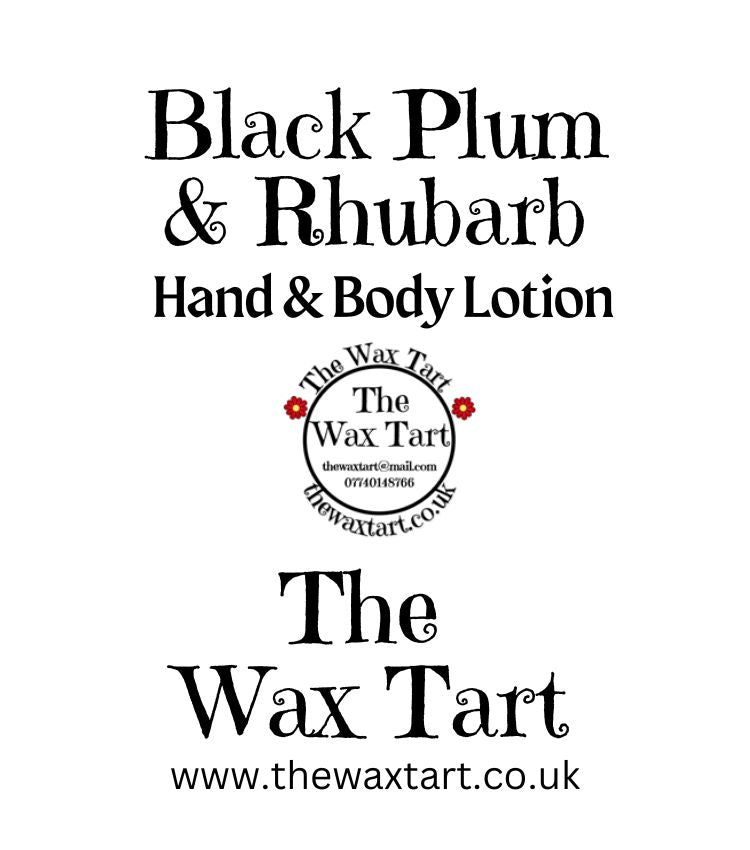 Black Plum & Rhubarb Hand & Body Lotion