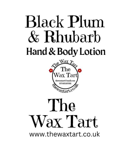 Black Plum & Rhubarb Hand & Body Lotion