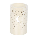 Iridescent White Moon Wax Burner