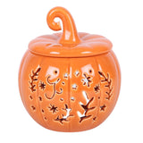 Orange Folk Pumpkin Burner