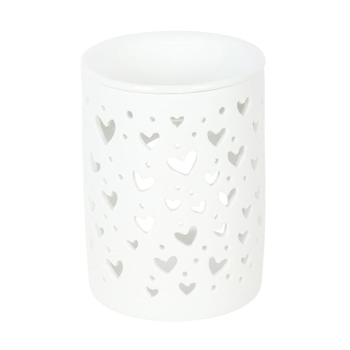 White Heart Cut Out Burner