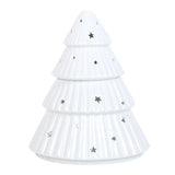 White Christmas Tree Tealight Burner