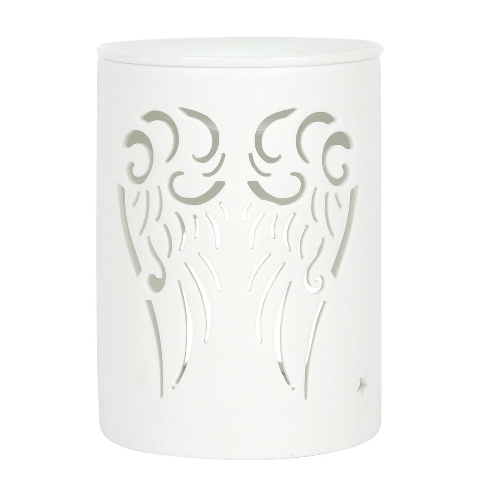 White Angel Wings Cut Out Burner
