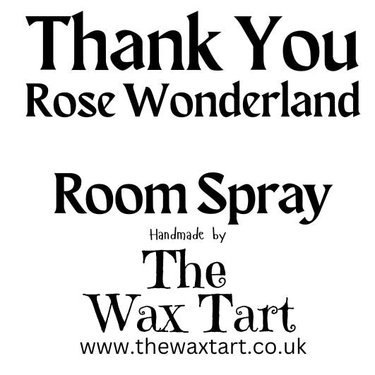Room Spray - Thank You (Rose Wonderland)