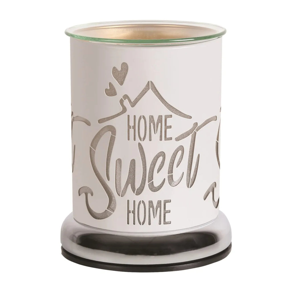 White Home Sweet Home Touch Melter 17cm