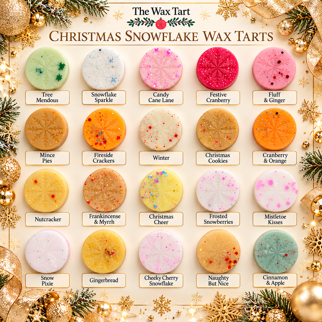 Christmas Snowflake Novelty Wax Tart